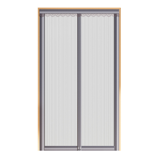 日本大门专用防蚊门帘纱网磁吸条强力磁铁自吸农村家用夏天纱窗网