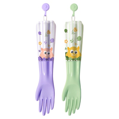 橡胶手套加长厨房家用洗碗