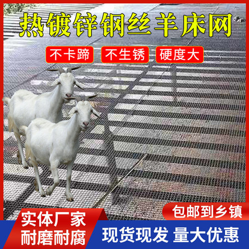 钢丝网加粗羊床漏粪网筛网镀锌网格栅编织网围栏猪护栏铁丝围网