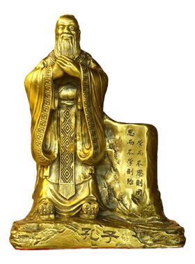 久鉴黄铜笔筒办公居家桌面摆件