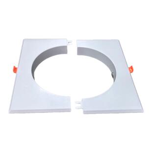 油烟机管装饰盖方形加宽大边排烟管道遮挡罩厨房吊顶洞口遮丑盖板