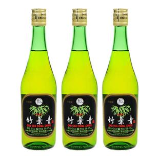 汾酒45度竹叶青酒玻璃瓶475ml*3瓶套装山西特产杏花村酒露酒
