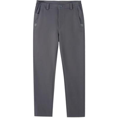 骆驼男装直筒休闲裤男士秋冬宽松弹力户外运动防泼水梭织软壳长裤