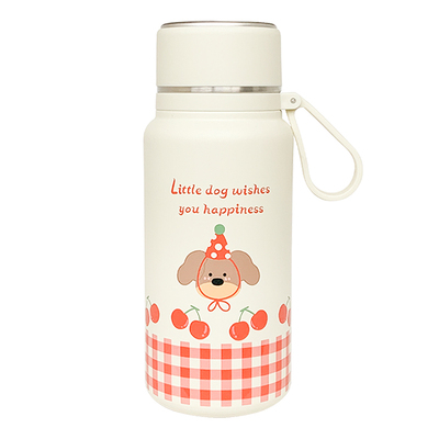 可爱保温杯女生大容量水杯2025新款高颜值带盖学生316不锈钢杯子