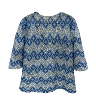 2026春夏装中国风四叶草超大弹力气质女时尚褶皱妈妈大码女装