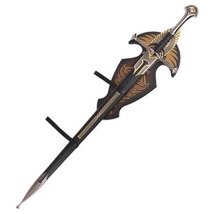 魔戒指环王纳西尔圣剑阿拉贡剑重铸版金属1比1周边模型道具未开刃