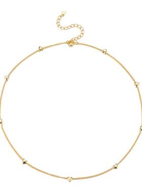 iKiCo Jewelry 2025秋季新款时尚爱心项链女小众设计感百搭锁骨链