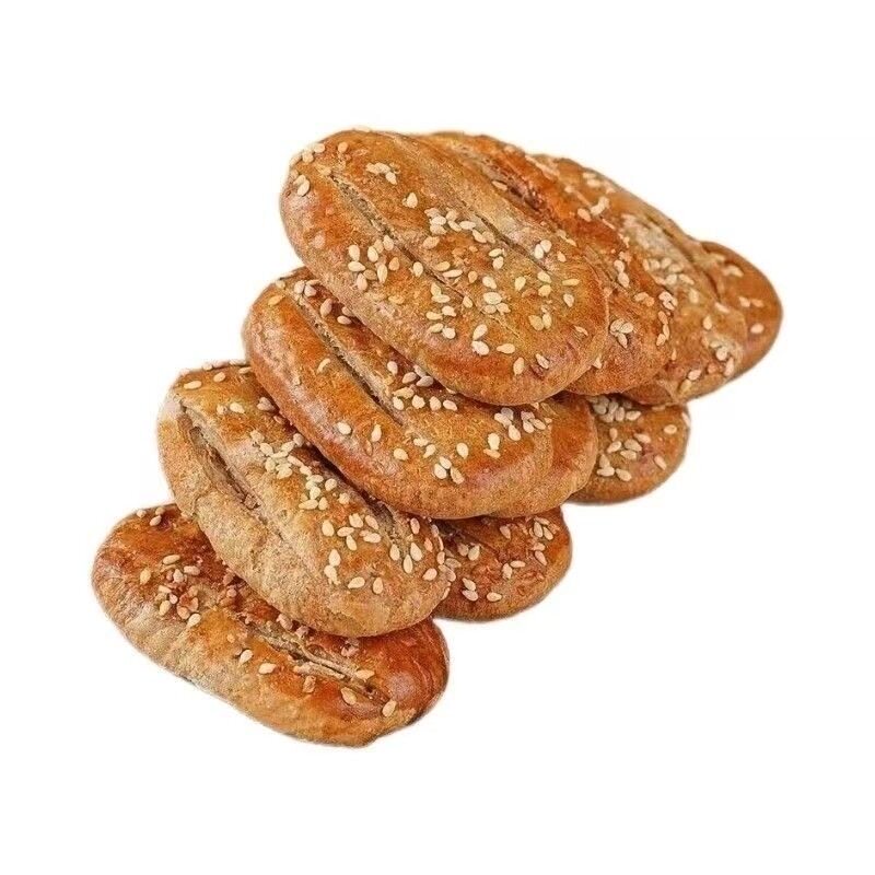 无蔗糖荞麦椒盐酥千层咸味牛舌饼老式粗粮饼干休闲代餐传统糕点