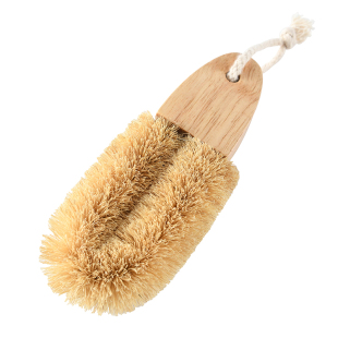 日本SP SAUCE锅刷神器椰棕短柄U型厨房用刷清洁碗筷餐具清洗刷子