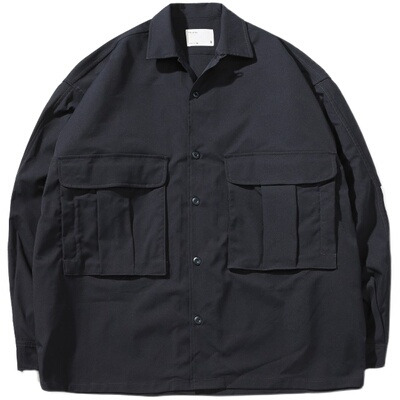 boy春秋款流行风格宽松长袖衬衫