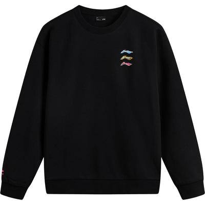 李宁情侣加绒三标卫衣