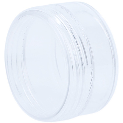 小塑料瓶带盖透明面霜美甲盒子