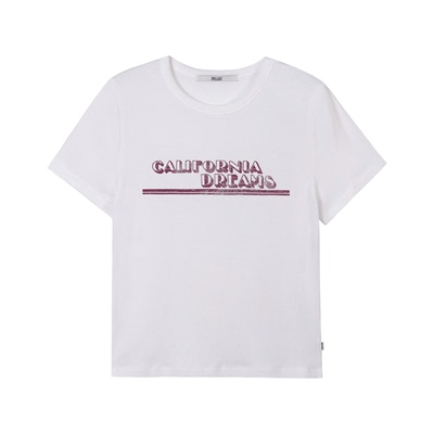 SPELLEDIT冬季加州修身短袖T恤