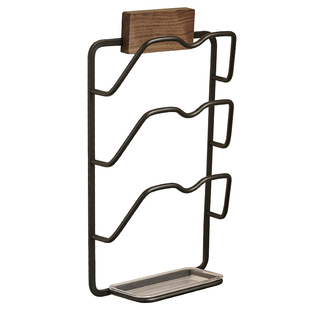 厨房上墙锅盖架壁挂式免打孔放菜板的支架家用案板架收纳放置器