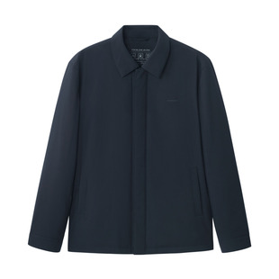 【青云羽绒】金利来25冬装新款男士轻薄加绒翻领外套商务羽绒服男