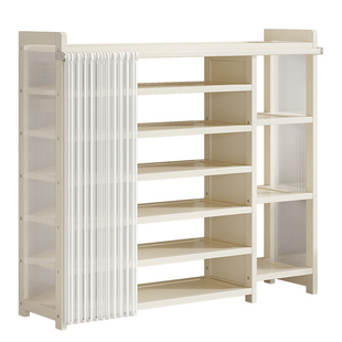 入户门口鞋架家用室内好看多层防尘简易鞋柜宿舍小型鞋子收纳架竹