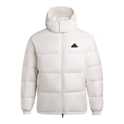 Adidas/阿迪达斯正品冬季男女运动连帽保暖宽松休闲羽绒服KH3421