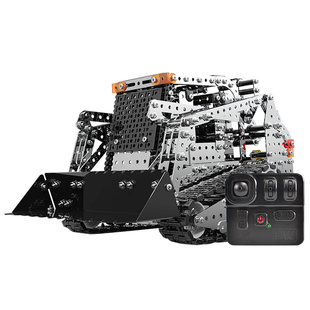 高难度拼装模型成年机械组装遥控坦克黑科技齿轮传动积木男孩玩具