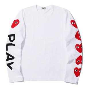 IT CDG PLAY COMME des GARÇONS川久保玲女装长袖T恤潮流爱心印