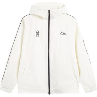 李宁外套男冬季新款情侣休闲球迷美式加绒加厚夹克上衣运动风衣女