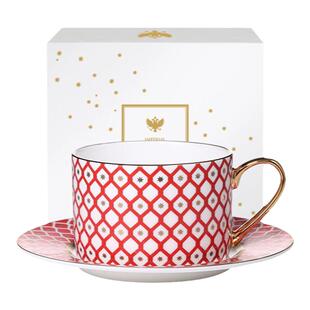 俄皇LOMONOSOV绝美咖啡杯子高档精致下午茶茶具套装礼盒新年礼物