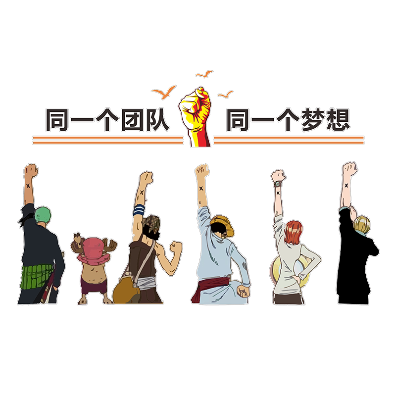 员工励志墙贴标语装饰布置办公室