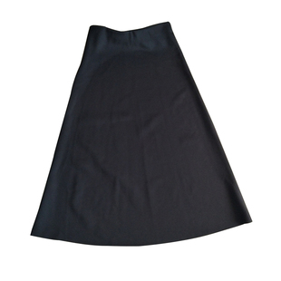 春夏新款半身裙女中长款a字裙 松紧腰高腰显瘦复古百搭长款伞裙