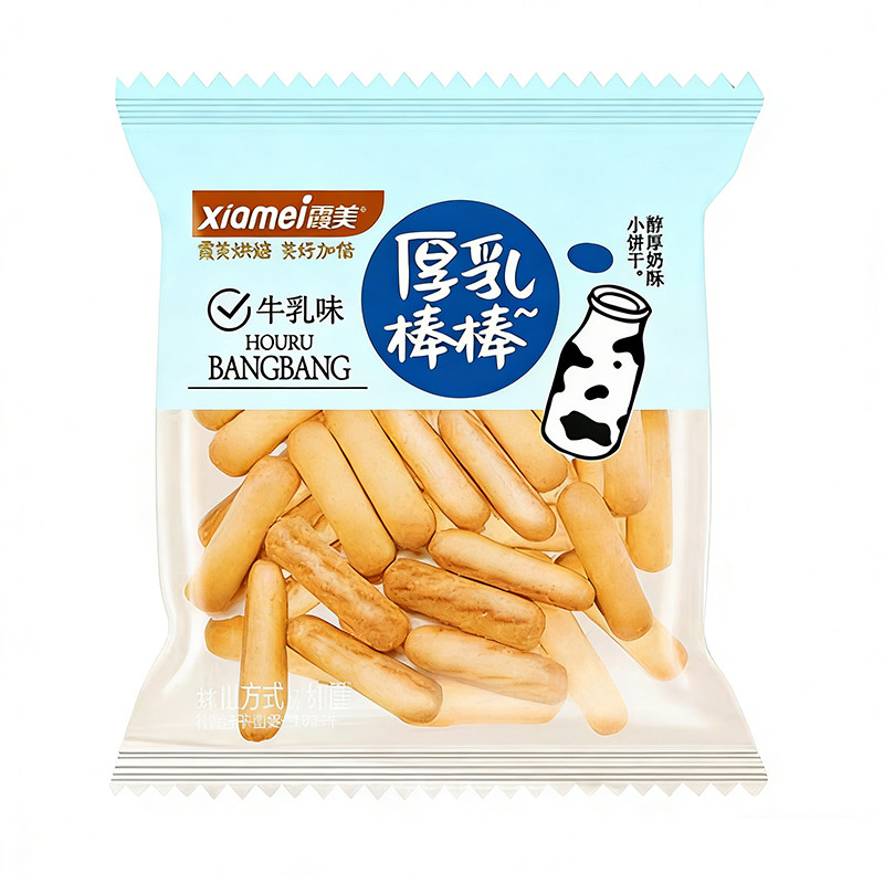 霞美厚乳棒棒小饼干牛乳味