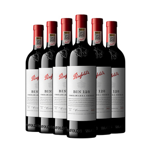 奔富BIN128红酒整箱澳洲进口葡萄酒干红官方防伪正品行货旗舰店