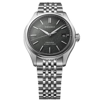 【自营】SEIKO精工手表男Presage古典素色休闲机械男表SPB465J1