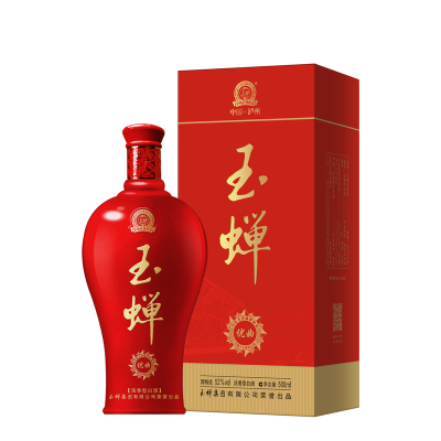 泸州玉蝉老酒高度浓香白酒