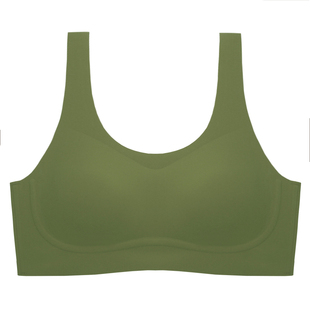 贴身日记一片式无痕光面背心舒适零感乳胶胸垫无钢圈文胸睡眠内衣