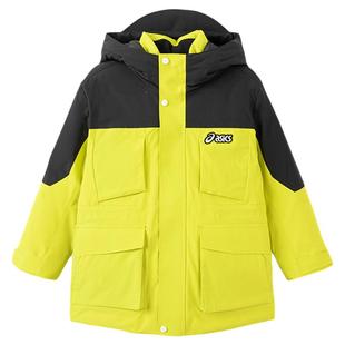 ASICS/亚瑟士冬季童装男童儿童女童中长款外套羽绒服防风蓄热保暖