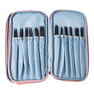 黑檀直针套装毛衣针编织工具手工打围巾毛衣的棒针循环毛线签直针