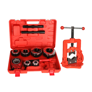 手动套丝机小型消防管过丝机2寸绞丝机4分攻牙机镀锌铁水管开牙器