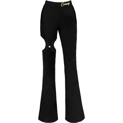 CONNY专业拉丁舞蹈裤微喇长裤