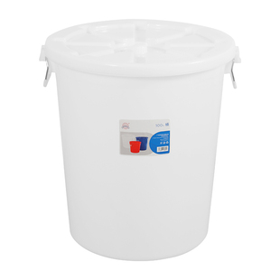 珠江牌水桶加厚大号塑料带盖家用装米商用大容量发酵腌制熟胶水桶