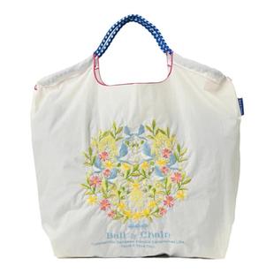 ball chain包刺绣环保袋购物袋斜挎新款肩带大容量登山健身电脑包