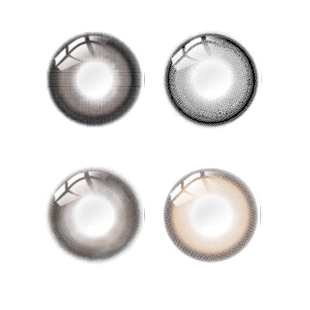 2023大直径高光美瞳日抛10片装14.5花胶奶糕高光棕狗狗眼隐形眼镜