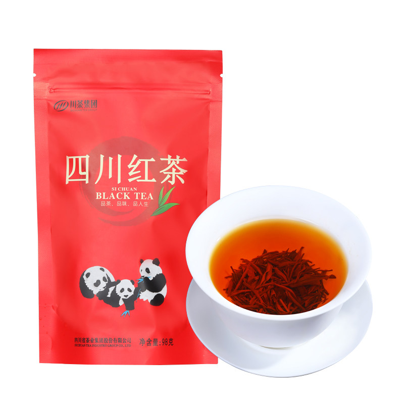 宜宾川红工夫红茶98g买三赠一