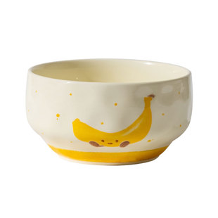 芬利兰缤纷水果米饭碗吃饭餐具家用少女陶瓷釉下彩甜品碗好看可爱