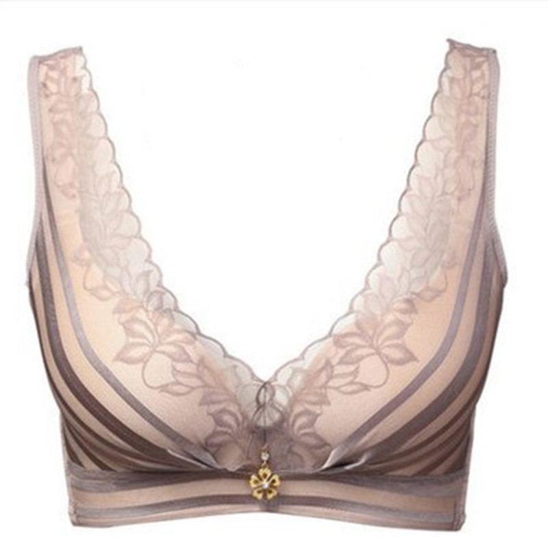 丝无痕无钢圈文胸罩透气上托聚拢调整型美背心式性感女士内衣