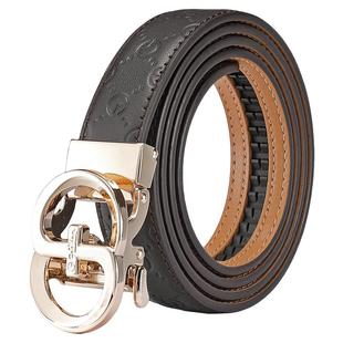 金利来皮带女2025新款时尚真皮百搭牛字裤轻奢腰带简约女式裤带