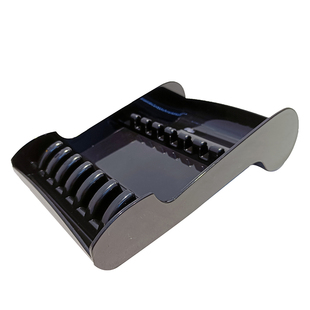 美发剪刀盒理发店发型师防滑收纳架刮胡刀置放工具架发廊美发工具