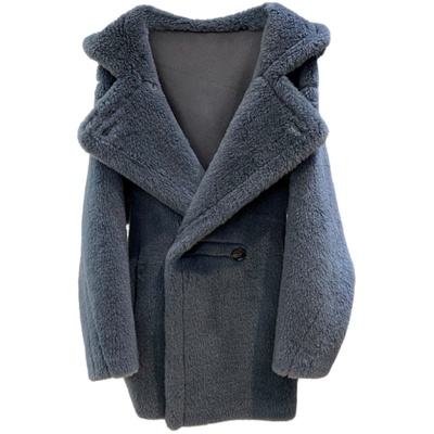 羊羔毛泰迪大衣短款皮草外套女冬