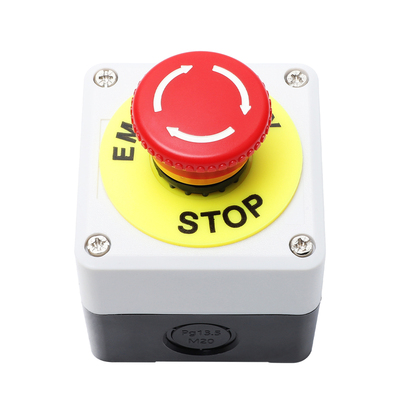 电梯急停按钮开关盒LAY37紧急停止消防保护罩防水控制盒急停盒