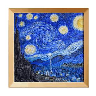 [梵高星空]玩作数字油画DIY手工丙烯绘画装饰画立体浮雕画画套装