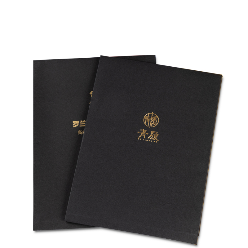 高端文件袋定制logo烫金收纳袋牛皮纸a4保险合同袋资料档案袋订做