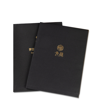 高端文件袋定制logo烫金收纳袋牛皮纸a4保险合同袋资料档案袋订做