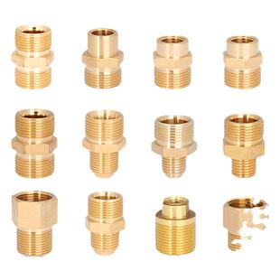 安路仕高压洗车机水枪清洗机转换接头变径钢丝管全铜22外丝转换头